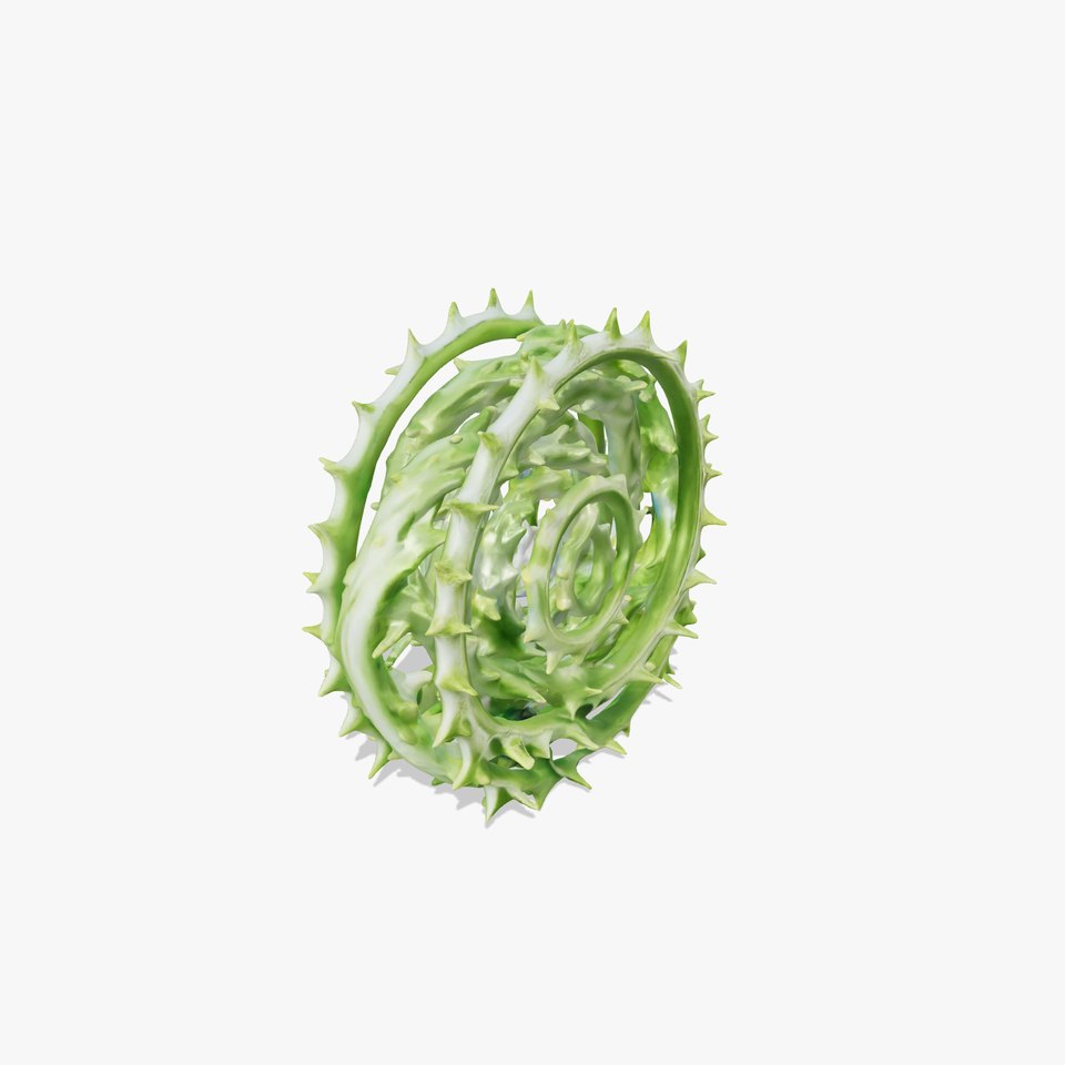Green Spiral Thorn model pack